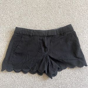 J Crew Scalloped shorts Size 4